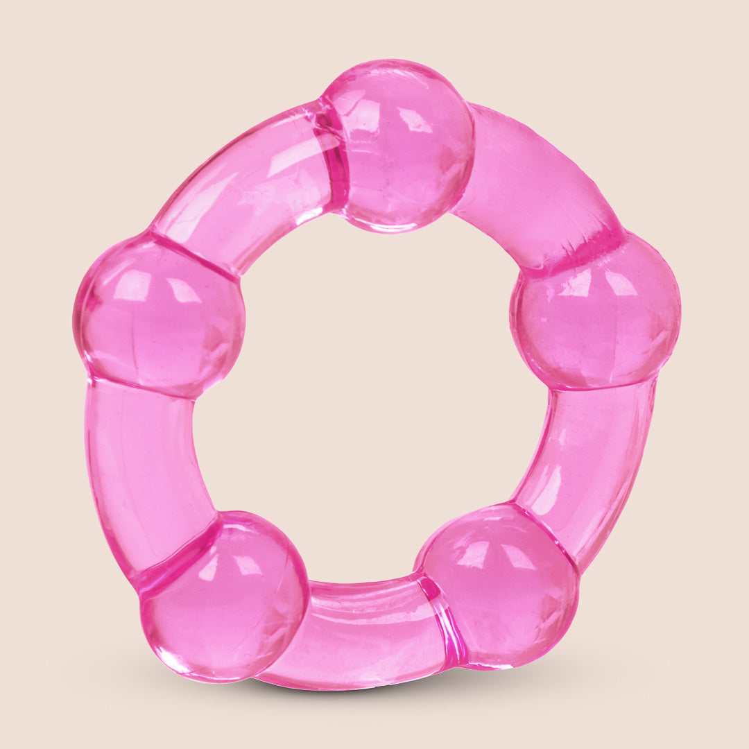 Premium Silicone Cock Ring Set by CalExotics - 3 Pack Stretchy Penis Rings for Enhanced Pleasure & Performance | Perfect for Couples & Solo Play, Intimate Gifts, and Spicing Up Your Sex Life