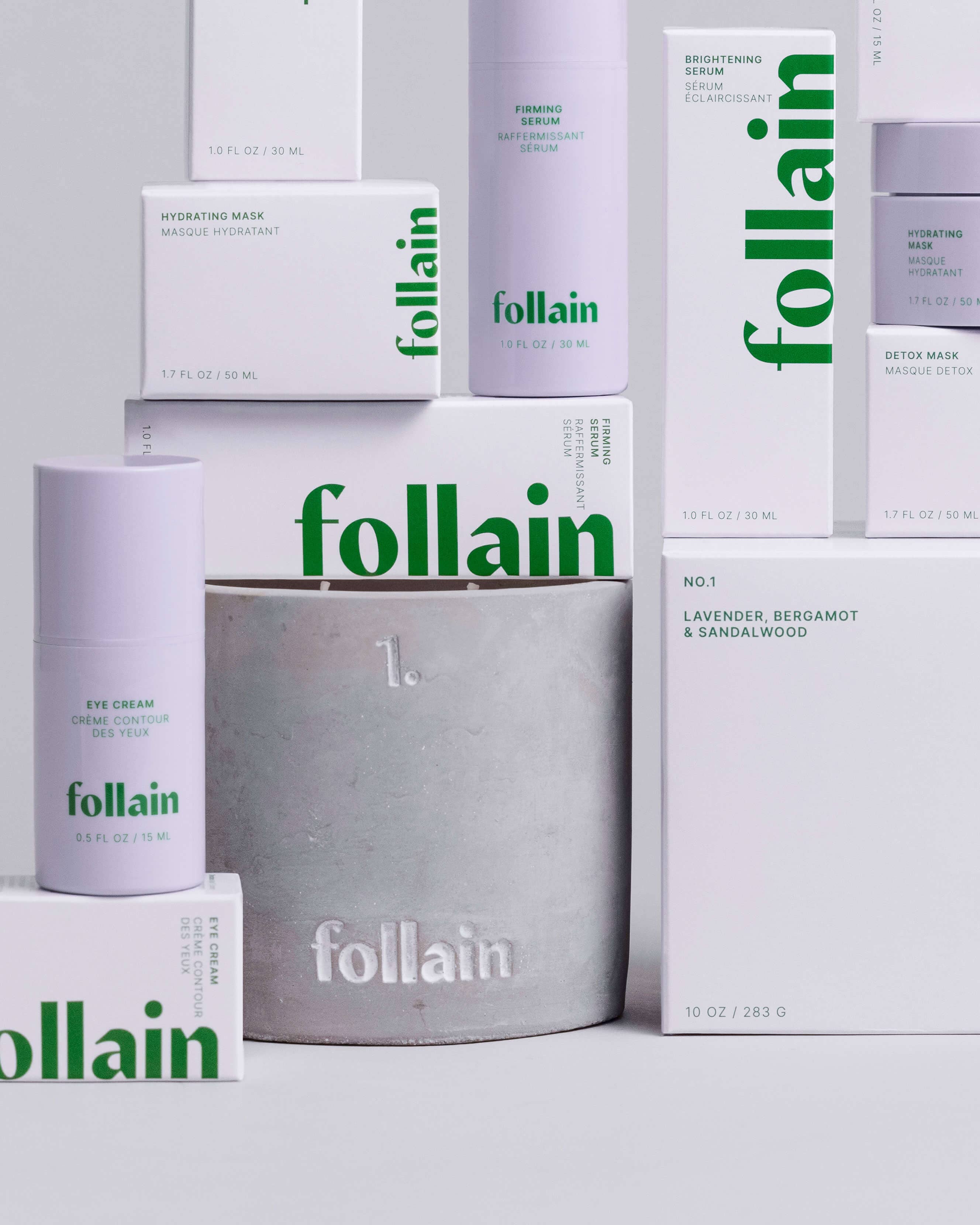 Follain Candle No.1 - Natural Soy Wax Scented Candle for Home, Relaxation & Aromatherapy | Perfect for Living Room, Bedroom & Spa Decor