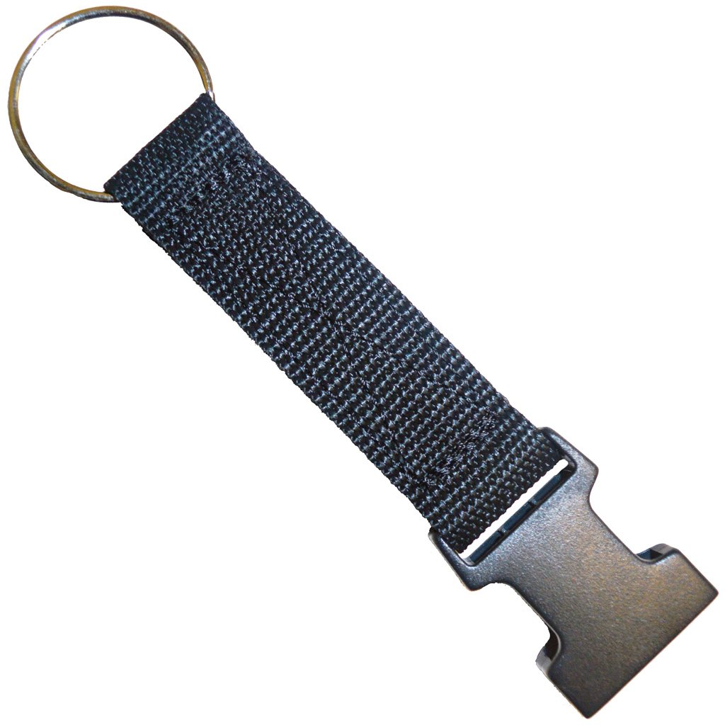 Beaver Split Ring with Female Buckle - Durable Stainless Steel Keychain Accessories for Outdoor, Hiking, Camping & DIY Projects