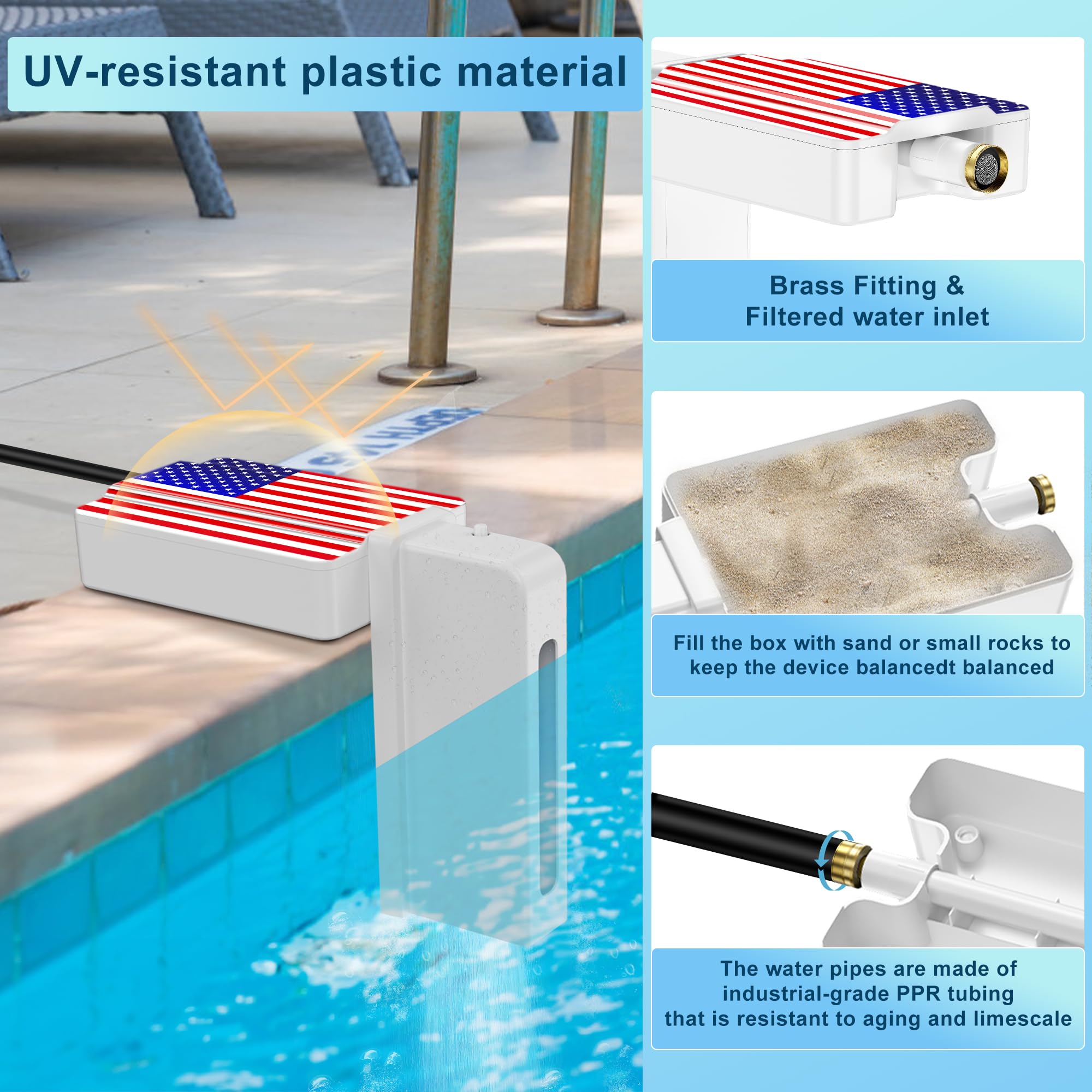 Automatic Pool Water Leveler - Inground Pool Auto Fill System for Precise Water Level Control | Ideal for Home, Resort, and Commercial Pools