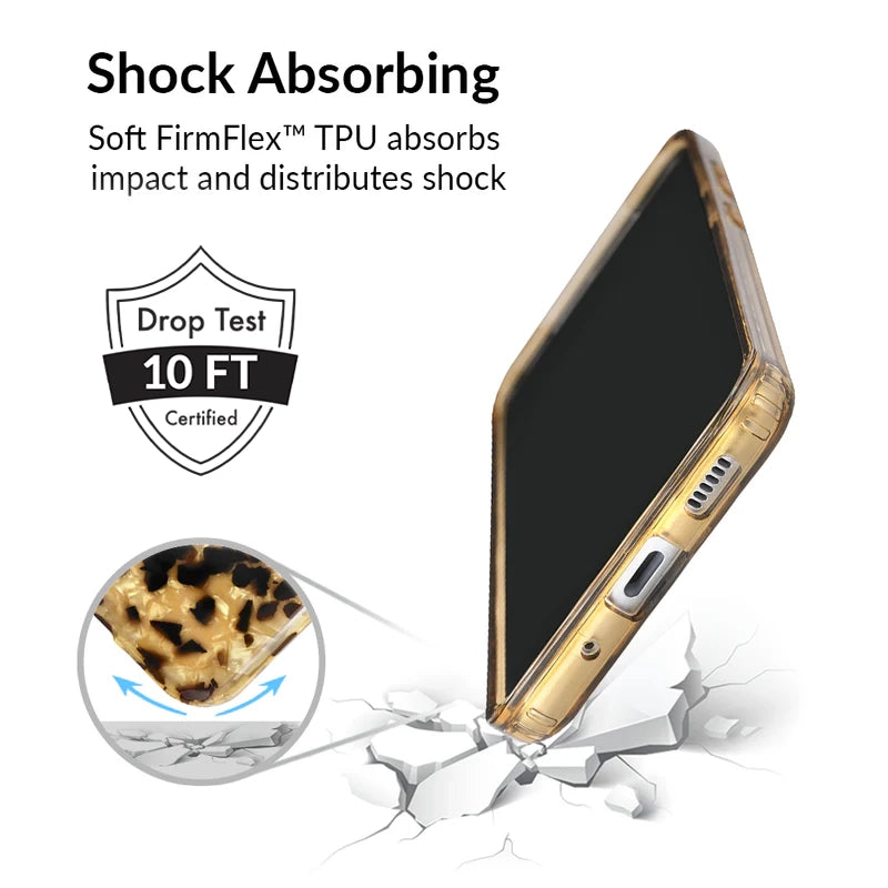 Samsung Galaxy Phone Case - Blonde Tortoise Shell Design - Protective & Stylish Cover for Everyday Use & Travel