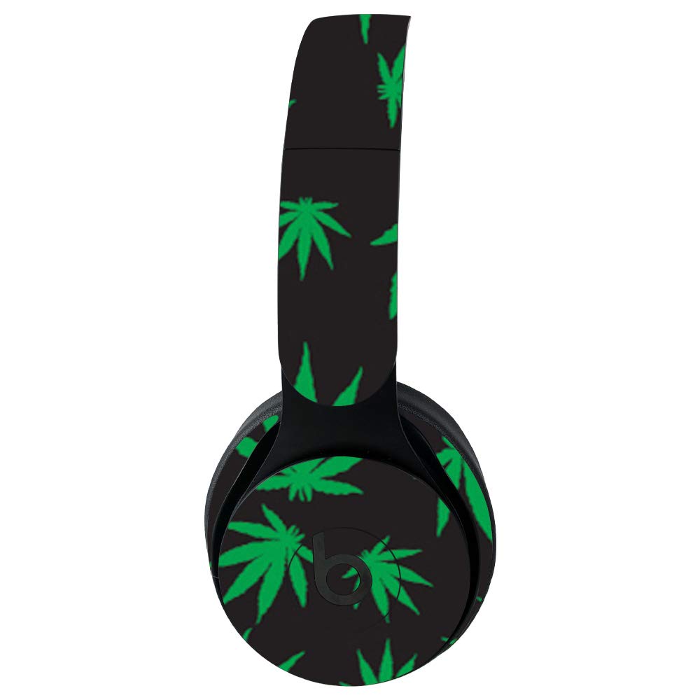 Beats Solo Pro Wireless Headphones Skin Wrap - Protective Marijuana Design Vinyl Decal Cover | Durable & Easy to Apply | Made in USA | Perfect for Music Lovers & Cannabis Enthusiasts