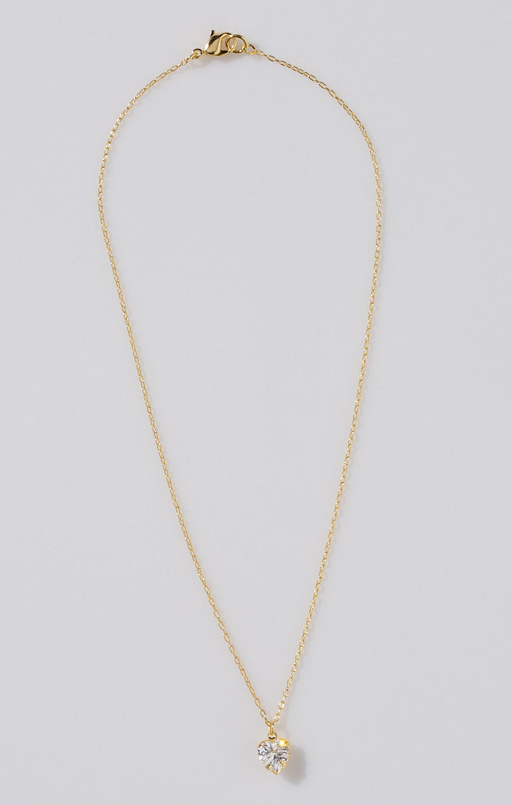 Faithy Jewels Hailey Heart Necklace - 14K Gold Plated Dainty Pendant for Women | Perfect Gift for Valentine's Day, Anniversary & Special Occasions