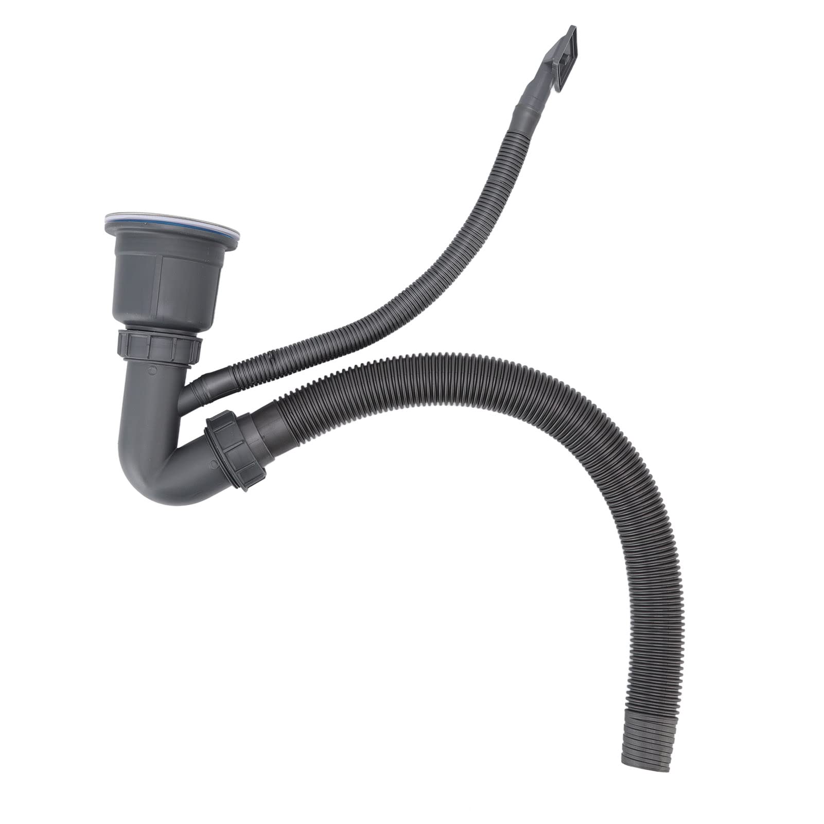 Mini Round Stainless Steel Kitchen Sink Bar - Single Bowl with Drain Accessories | Nano Black Multifunctional Sink for Home | Perfect for Small Kitchens, RV Bars & Compact Spaces