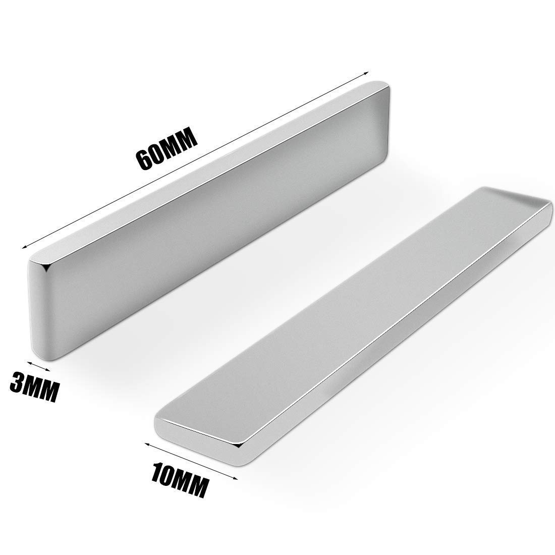 FINDMAG 20 Pack Strong Neodymium Bar Magnets & 4 Pack Magnetic Bars - Heavy Duty Refrigerator Magnets for DIY Projects, Science Experiments, Whiteboard Organization & Home Office Use