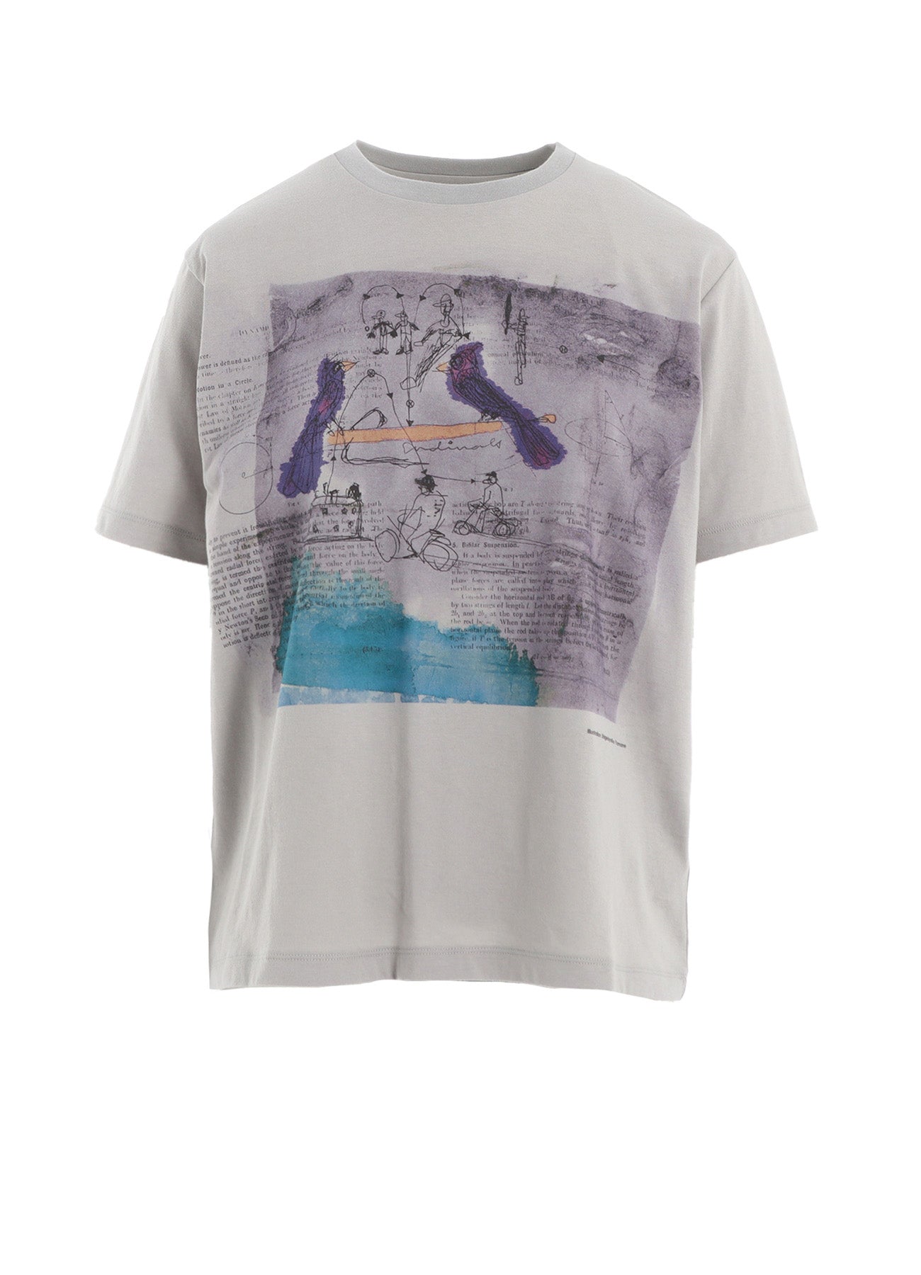 Soft Cotton Jersey Bird Print T-Shirt for Women & Men - Casual Comfort Fit Tee for Everyday Wear, Outdoors & Travel