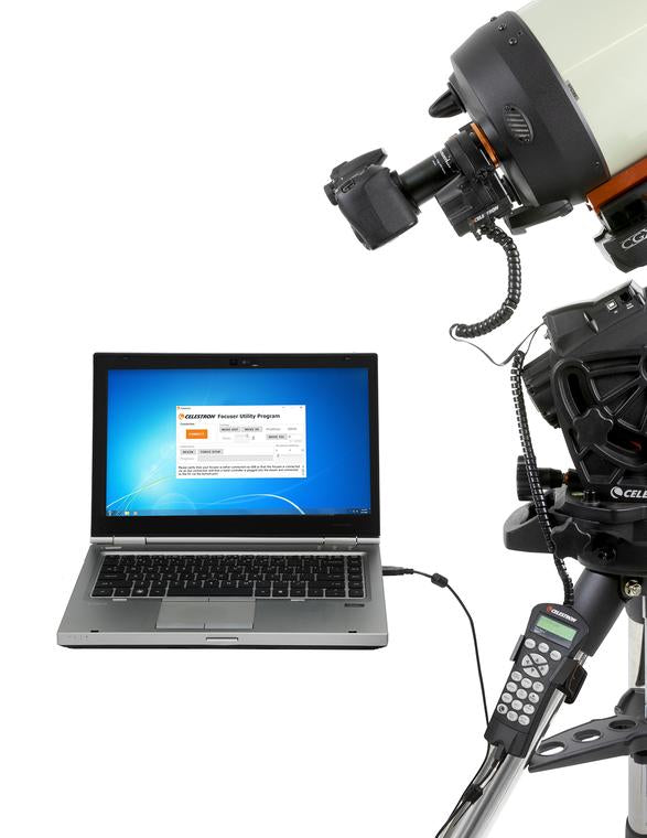 Celestron Focus Motor for SCT and EdgeHD Telescopes - Model 94155 A | Precise Auto-Focusing for Astrophotography & Stargazing