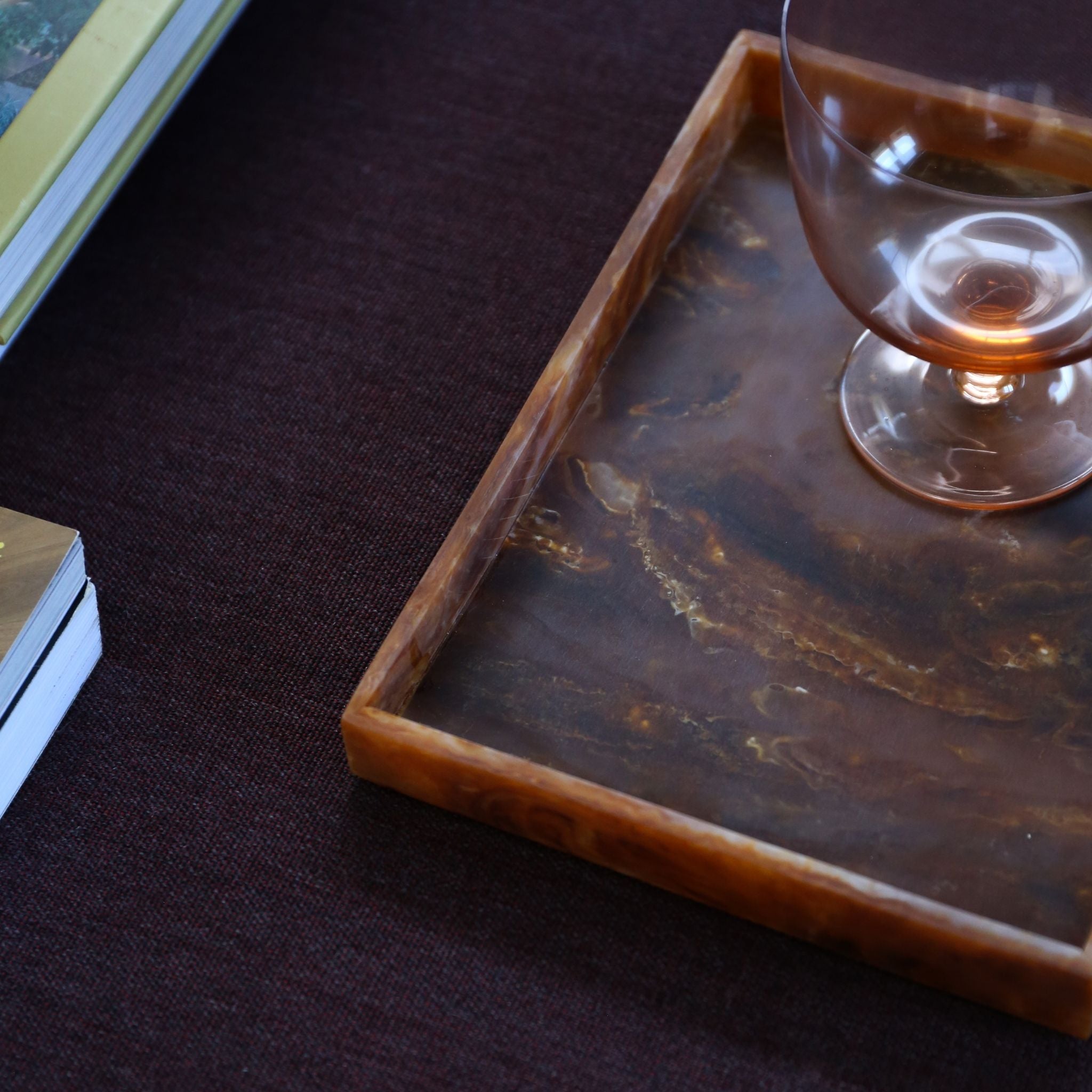 FERM LIVING Mist Tray - 15x20cm Sugar Kelp Design - Minimalist Ceramic Tray for Bathroom Essentials, Jewelry & Vanity Organization - Perfect for Home Decor and Spa Style Storage