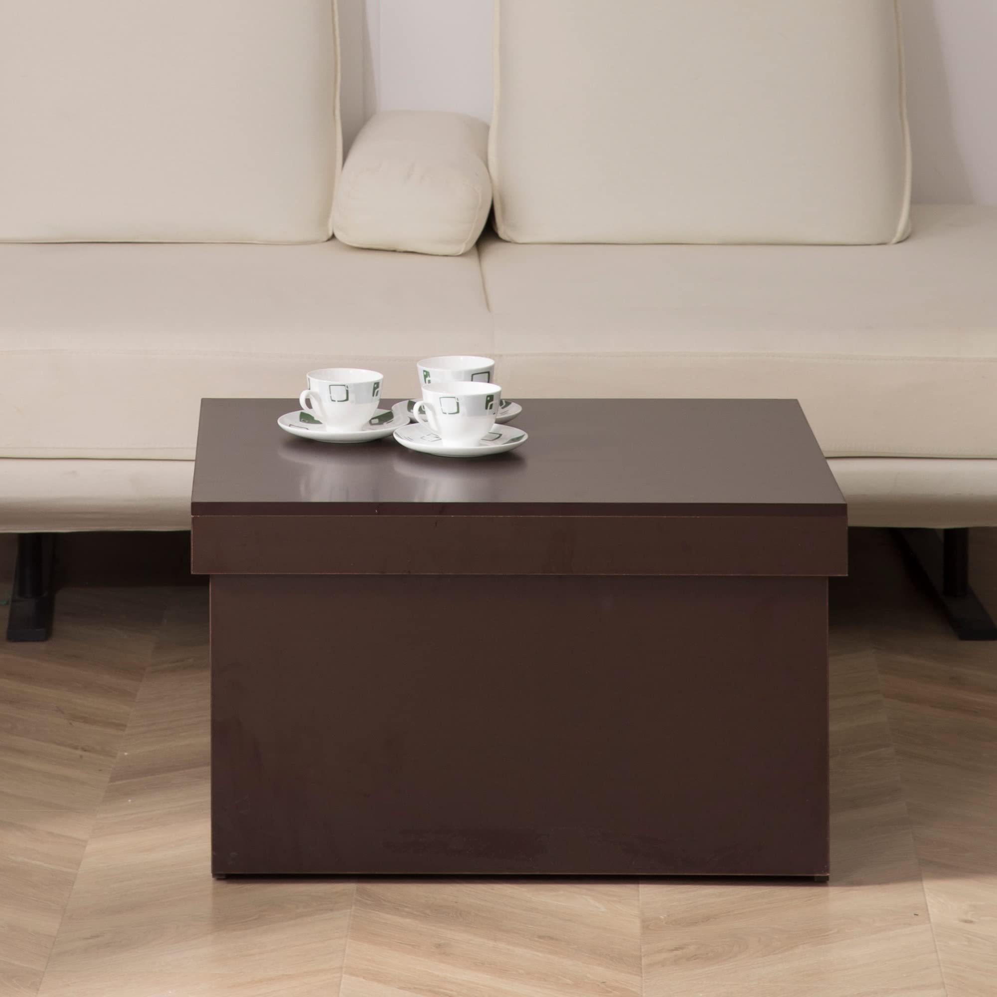 Durable Brown Wooden Shoe Storage Cabinet & Ottoman Bench with Storage Box - Perfect for Entryway, Closet, and Bedroom Organization