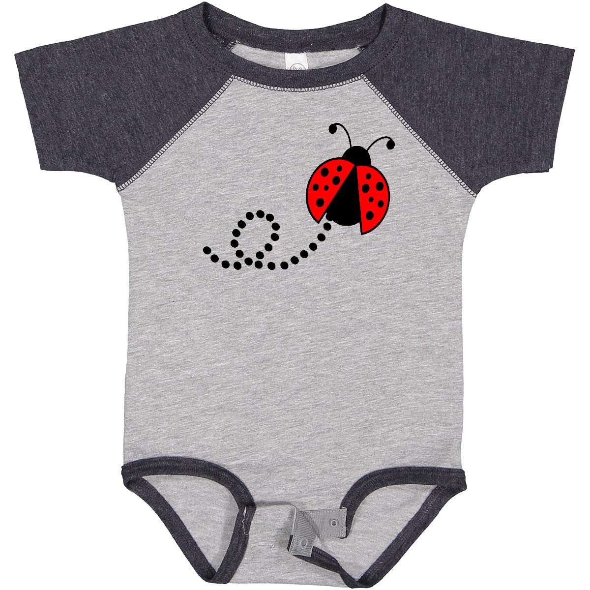 Inktastic Adorable Red Ladybug Baby Bodysuit - Soft Cotton Onesie for Infants & Newborns - Perfect for Playtime, Photo Shoots & Everyday Wear