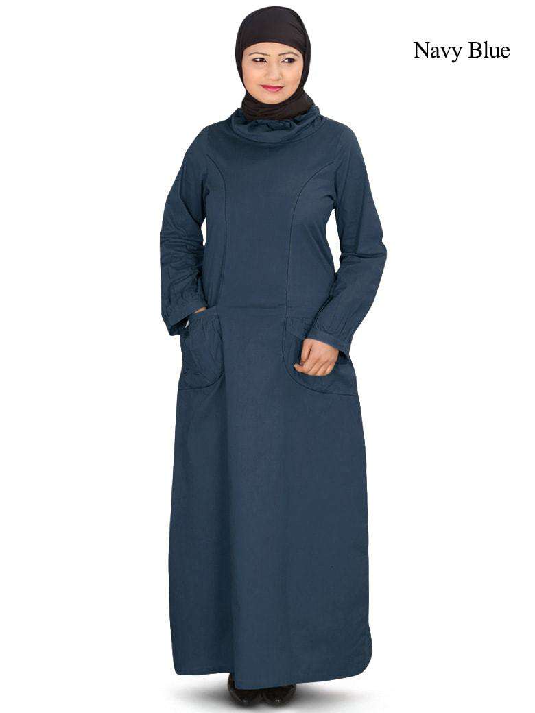 Elegant Muslim Abaya Dress for Women - Modest Islamic Prayer Gown - Perfect for Eid, Ramadan & Daily Wear