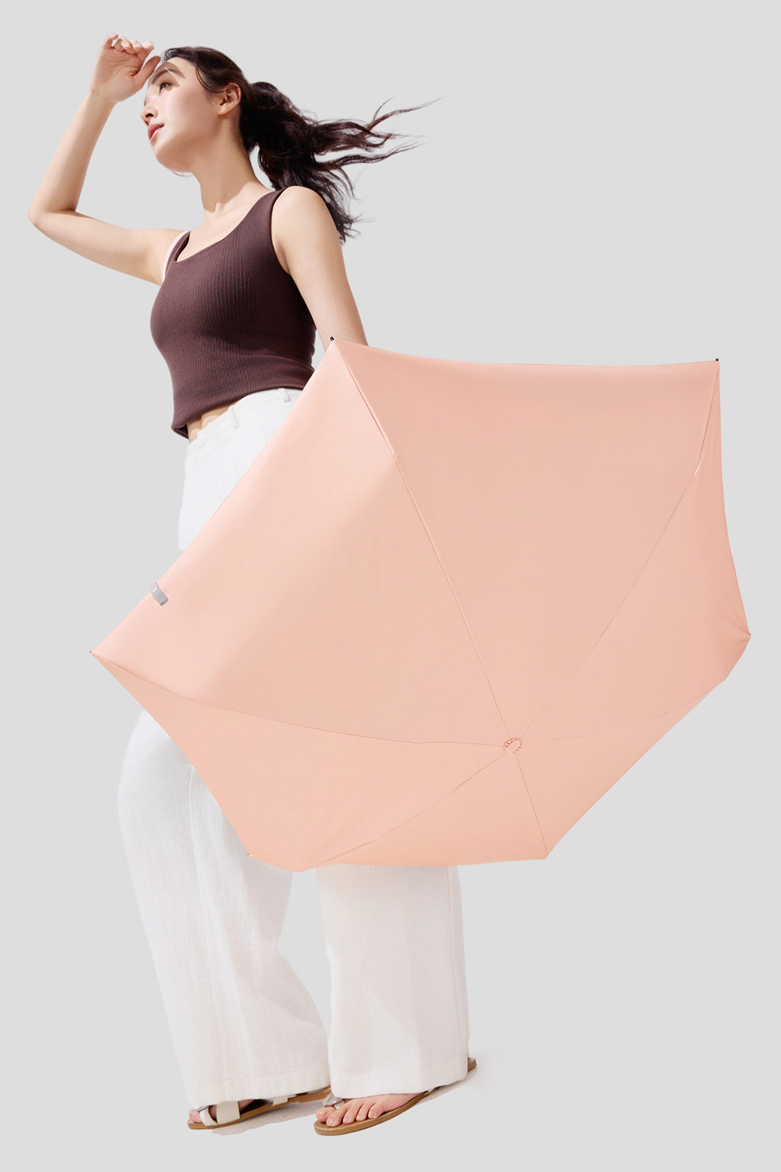 Nimbus Compact Sun Umbrella UPF50+ UV Protection - Portable Travel Beach Umbrella for Outdoor Activities, Picnics, and Poolside Relaxation