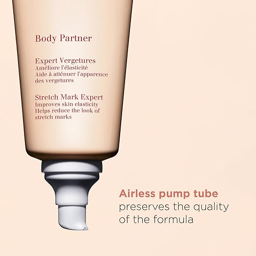 Clarins Body Partner Stretch Mark Expert Cream - 175ml for Pregnancy & Postpartum Skin Care - Reduce Stretch Marks & Improve Skin Elasticity