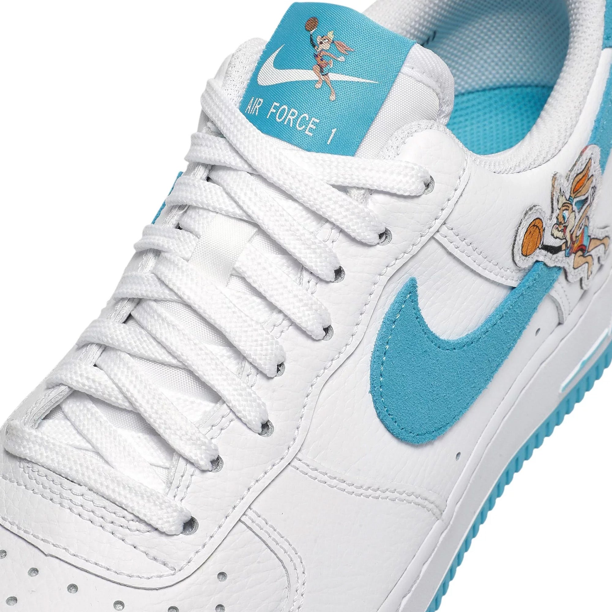 Nike Air Force 1 '07 x Space Jam 'Hare' GS Basketball Shoes - Limited Edition Retro Sneakers for Men & Women - Perfect for Streetwear, Basketball Games, and Sneaker Collectors