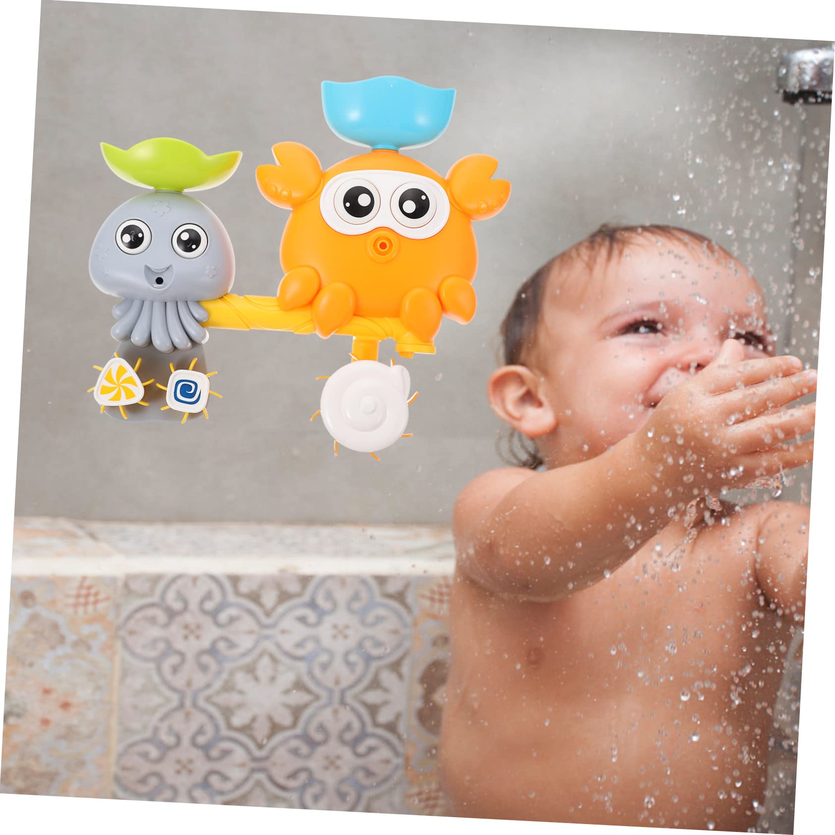 VICASKY 5-Piece Water Toy Set for Kids - Fun Bath Tub Toys, Floating Animal Figures, Non-Toxic ABS Plastic - Perfect for Bathtime Play, Pool Parties & Sensory Development