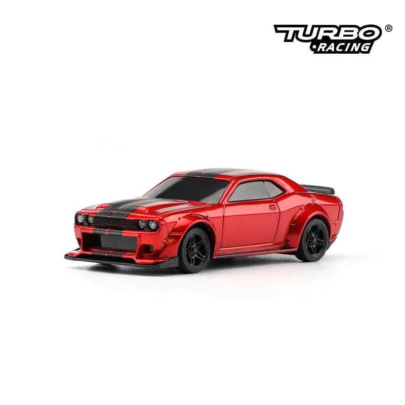 Turbo Racing C75 1:76 Scale Ready-to-Run RC Drift Car - High Performance Remote Control Sports Car for Adults & Kids - Perfect for Indoor Racing, Drifting Competitions & Backyard Play