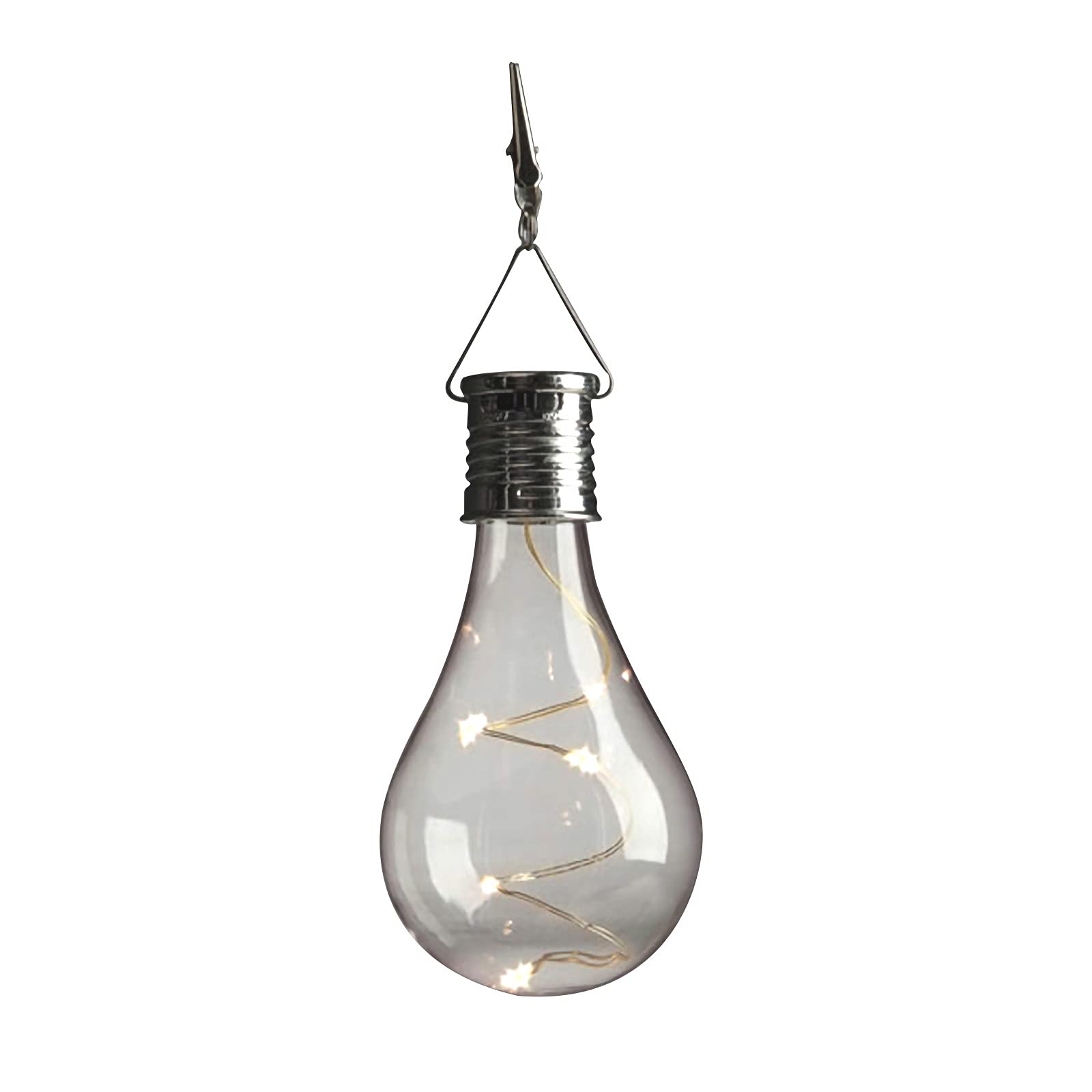 Waterproof Solar LED Hanging Light - Rotatable Outdoor Garden & Camping Bulb - Perfect for Patio, Yard, Pathway & Tent Lighting