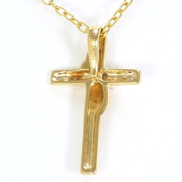 18K Yellow Gold Diamond Necklace for Women - Elegant Pendant Jewelry Gift for Anniversary, Valentine's Day & Special Occasions