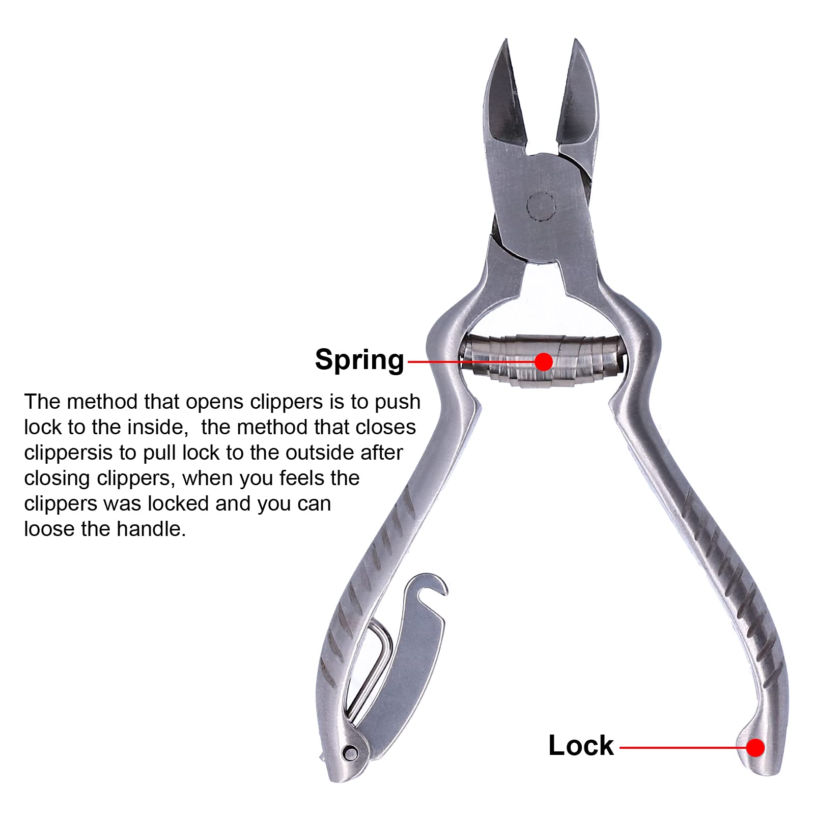 Premium Stainless Steel Toe Nail Clippers - Professional Ingrown Toenail Cutter for Home Pedicure & Salon Care | Perfect for Men, Women & Elderly Foot Grooming