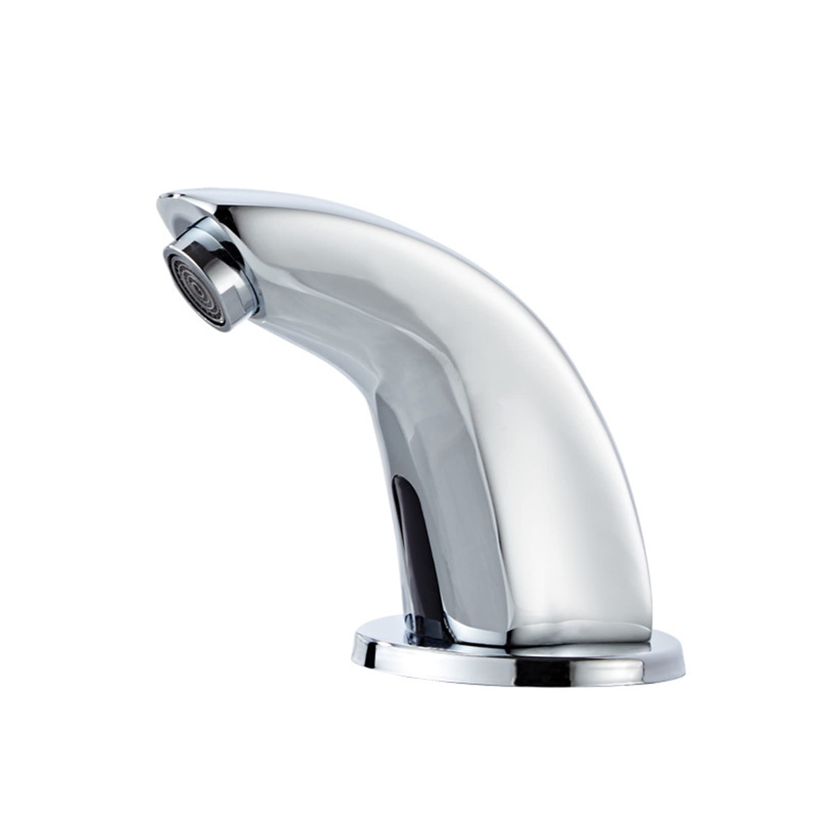 Automatic Sensor Faucet for Bathroom Sink - Chrome Brass Touchless Water Tap with Motion Detection, Cold Water Mixer Tap for Wash Basin | Perfect for Home, Hotel, and Public Restroom Hygiene