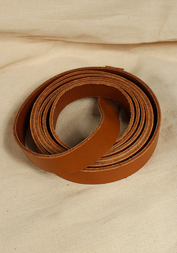 Premium 24mm Full Grain Leather Belt Strap in Cognac - Durable & Stylish for Men's Casual & Formal Wear