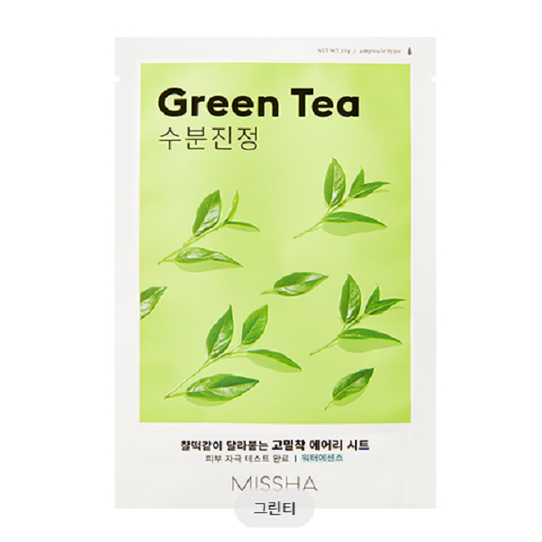 Missha Airy Fit Sheet Mask - Hydrating & Brightening Facial Mask for Glowing Skin | Korean Skincare for Daily Use & Spa Nights