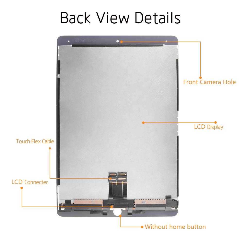 Premium LCD Display Touch Screen Assembly Replacement for iPad Pro 10.5