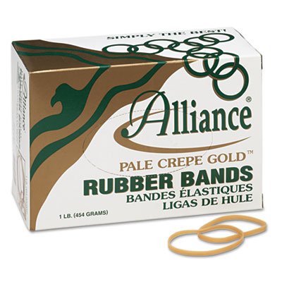 Premium Pale Crepe Gold Rubber Bands - Size 32 (3