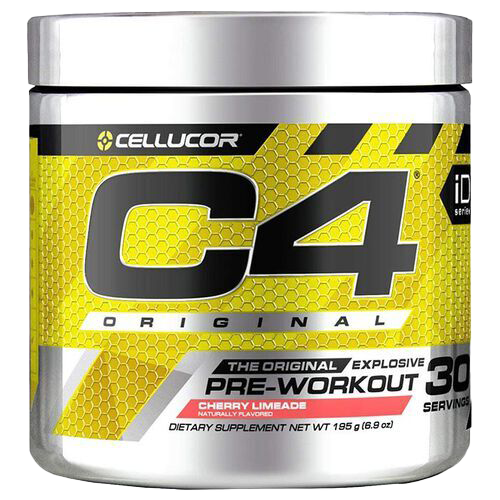 Cellucor C4 Original Pre-Workout Powder - Cherry Limeade Flavor, 198g (7 Servings) | Energy Boost & Muscle Performance | Ideal for Gym, Running & Fitness Training