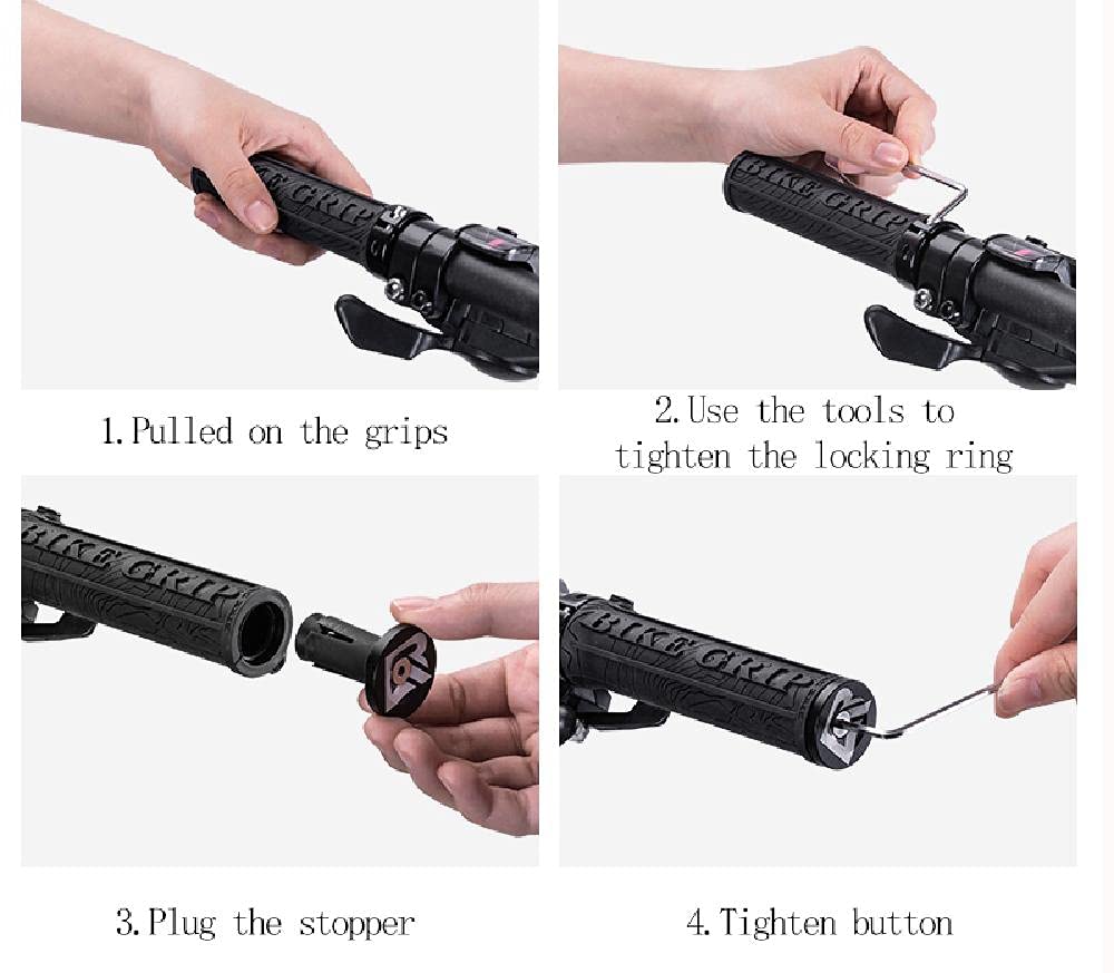 TPR Rubber Handlebar Cover for Mountain, Road, Folding & Electric Bikes - Non-Slip Grip for Enhanced Safety and Comfort - Perfect for Cycling, Commuting, and Outdoor Adventures