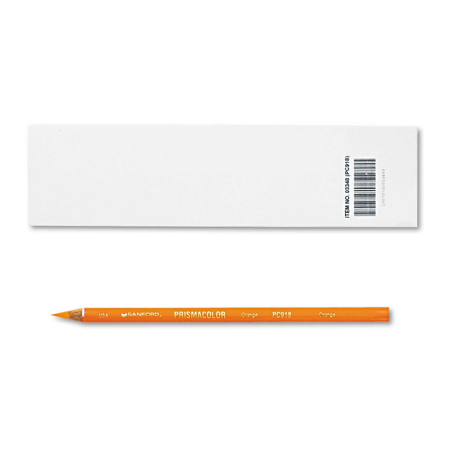 Prismacolor 3348 Premier Colored Pencils - 12 Pack with Vibrant Orange Lead & Barrel | Perfect for Artists, Sketching, Coloring Books & Professional Art Projects