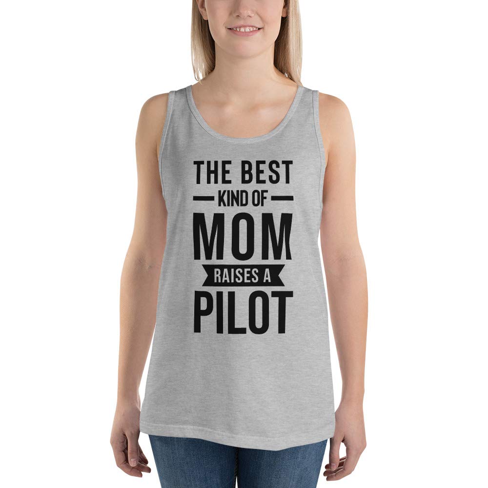 The Best Kind of Mom Raises A Pilot - Women's Aviation Inspired Tank Top for Casual Wear & Gifts