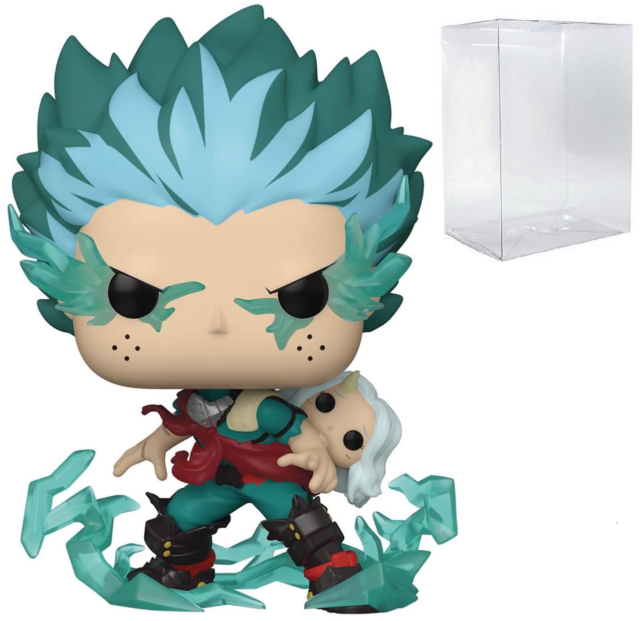 My Hero Academia - Infinite Deku with Eri Funko Pop! 3.75-Inch Vinyl Figure Collectible (Bundled with Pop Protector Case) - Perfect for Anime Fans, Display & Collection Protection