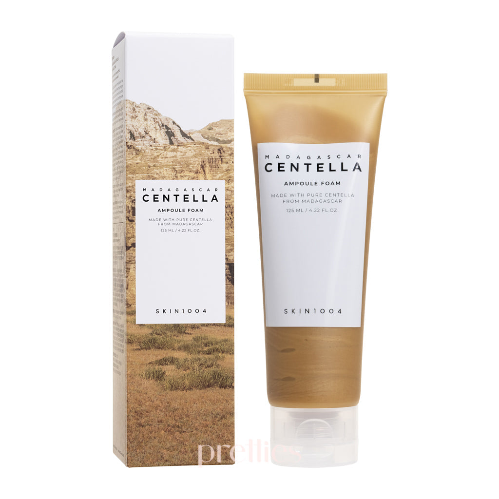 SKIN1004 Madagascar Centella Ampoule Foam 125ml - Soothing & Hydrating Facial Cleanser for Sensitive Skin | Perfect for Daily Skincare Routine & Post-Sun Care