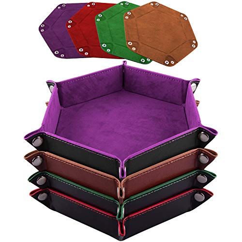 Violet, Coffee, Green and Red