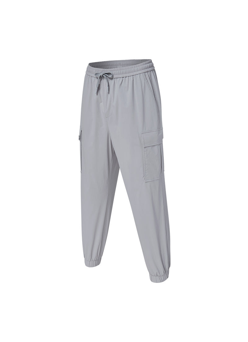 Elastic Loose Fit Cargo Jogger Pants for Men - Comfortable Stretch Workout & Casual Pants with Multiple Pockets | Perfect for Gym, Running, Hiking and Everyday Wear