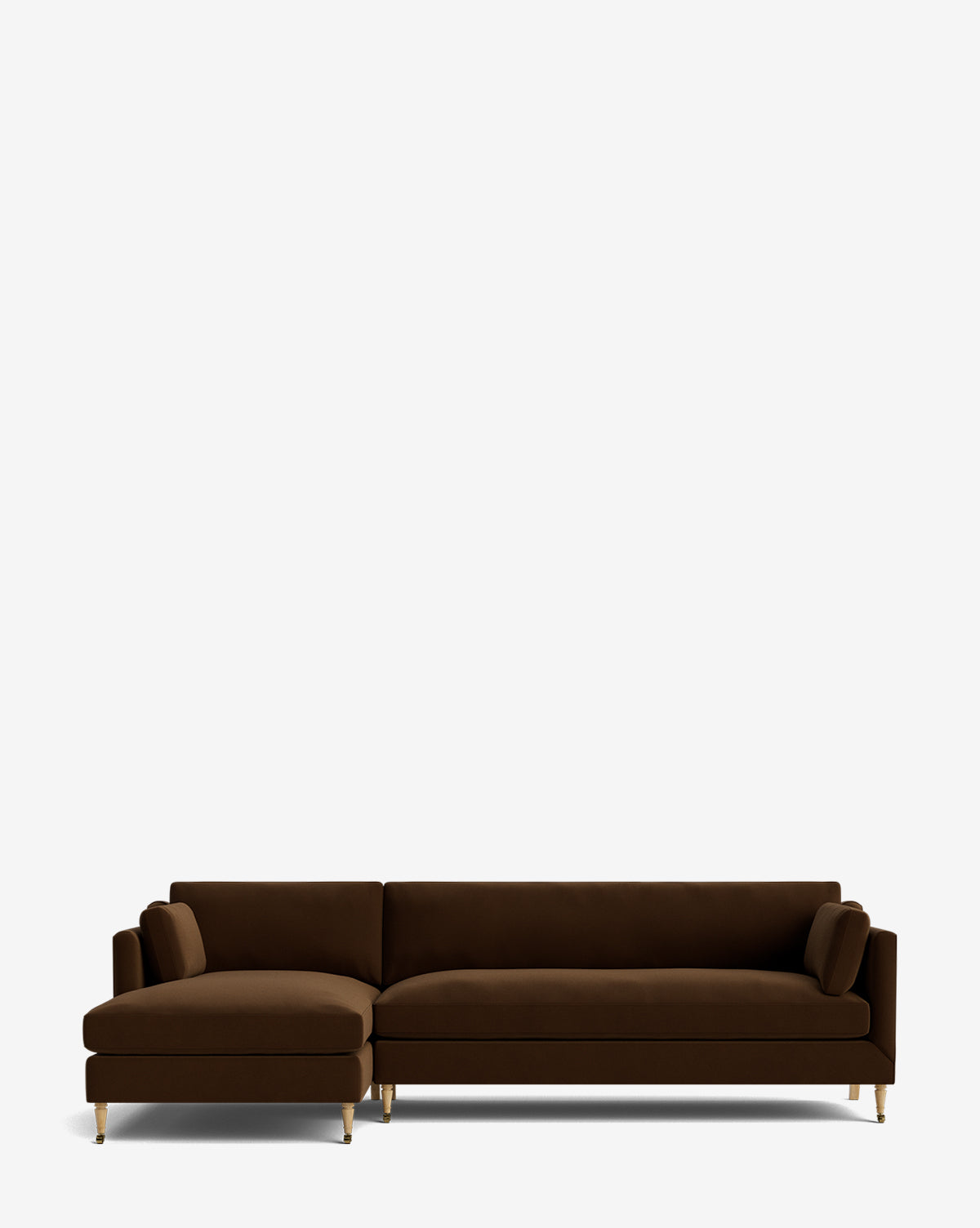 Haverford Upholstered Left Chaise Sectional Sofa - 113