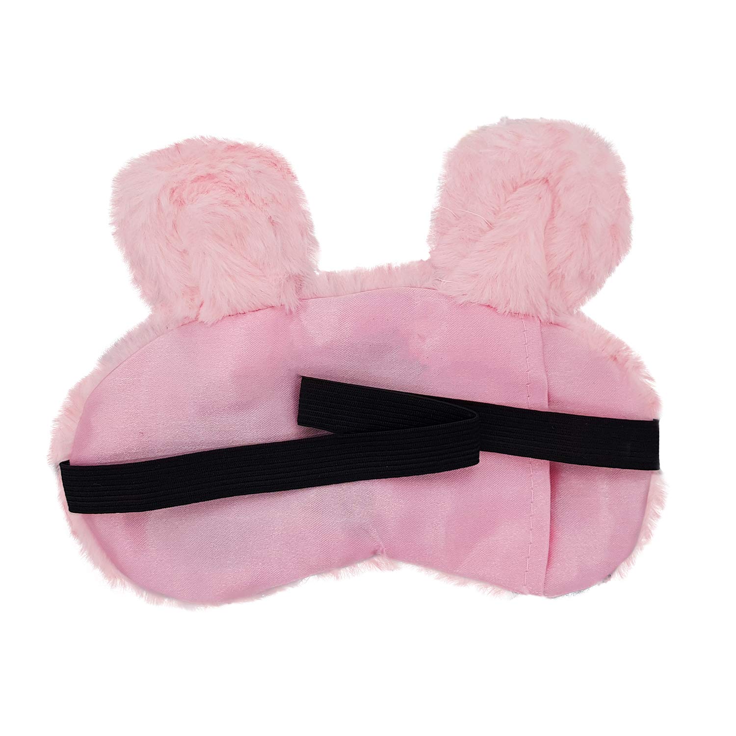 Jenna Soft Polyester Sleep Eye Mask for Insomnia Relief, Meditation & Dark Circles - Pink Gel-Infused Comfort (Perfect for Travel, Naps & Relaxation)