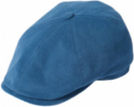 Failsworth Hudson Cotton Navy/Mint Baker Boy Cap - Stylish Vintage Unisex Hat for Men & Women - Perfect for Casual Outfits, Outdoor Activities & Fashion Accessories