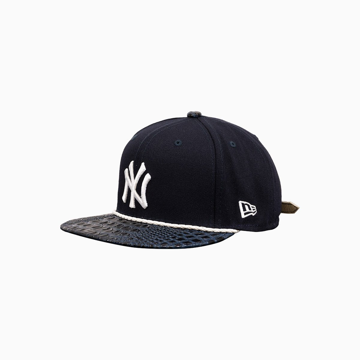 Breyer's Buck 50 New York Yankees Patent Leather Baseball Cap - Stylish MLB Fan Gear for Games & Streetwear