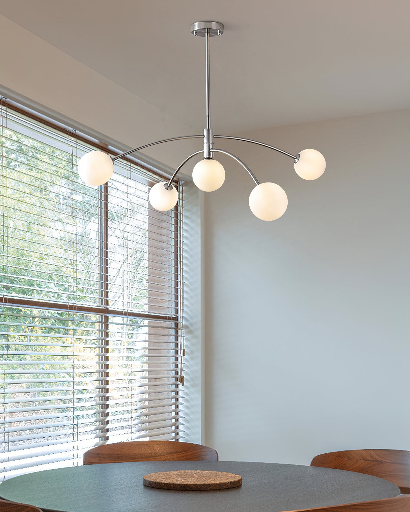 Elegant Fellows Chandelier - Modern Crystal Ceiling Light Fixture for Dining Room, Living Room & Bedroom | Perfect for Home Decor & Interior Design