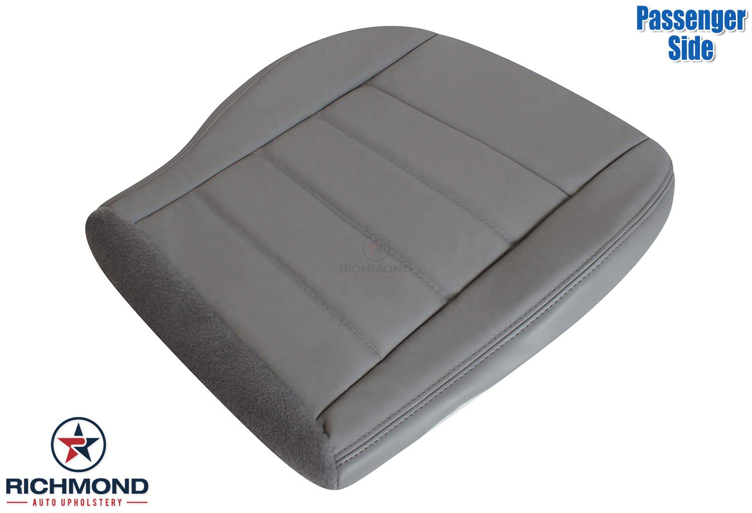 Genuine Leather Seat Cover for 2006-2010 Dodge Charger SE SXT & R/T - Passenger Side Bottom Replacement in Light Slate Gray | Premium Auto Upholstery for Comfort & Style | Perfect for Car Interior Upgrades & Restoration