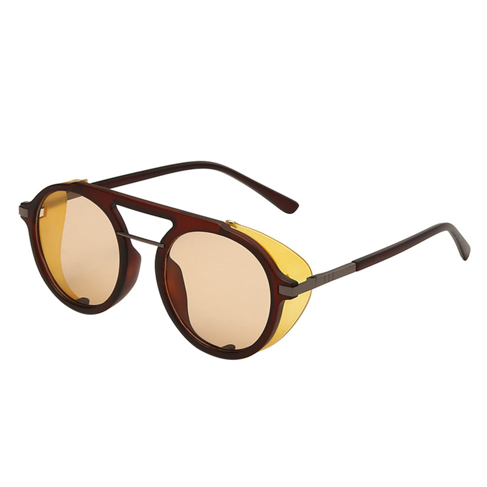 Stylish Round Polarized Sunglasses for Women & Men - Retro Fashion UV Protection Shades for Driving, Beach & Outdoor Activities