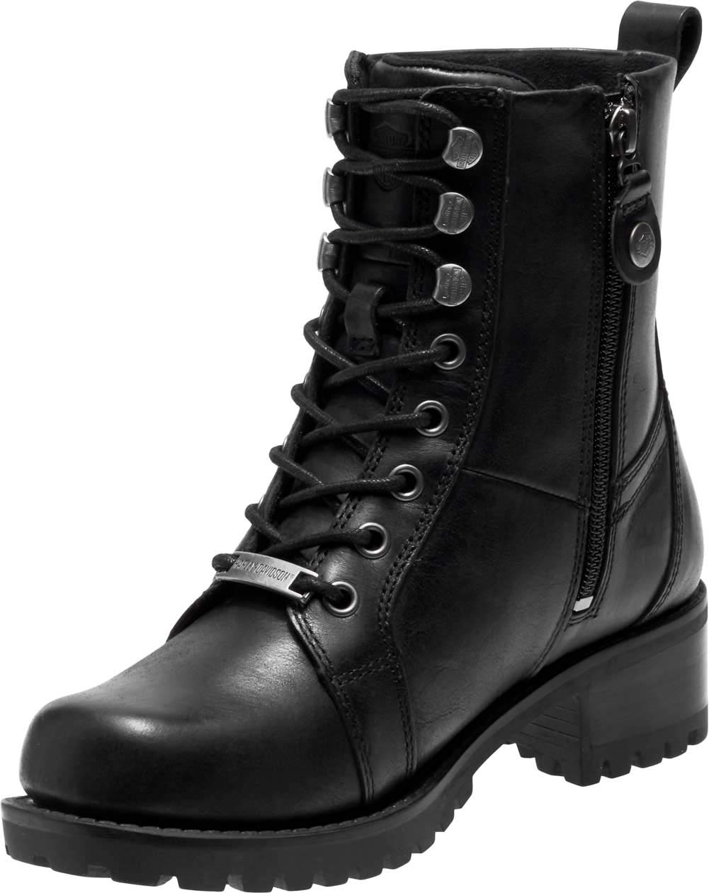 Harley-Davidson Women's Keeler Leather Motorcycle Boots - Stylish & Comfortable Riding Boots for Casual Wear & Outdoor Adventures
