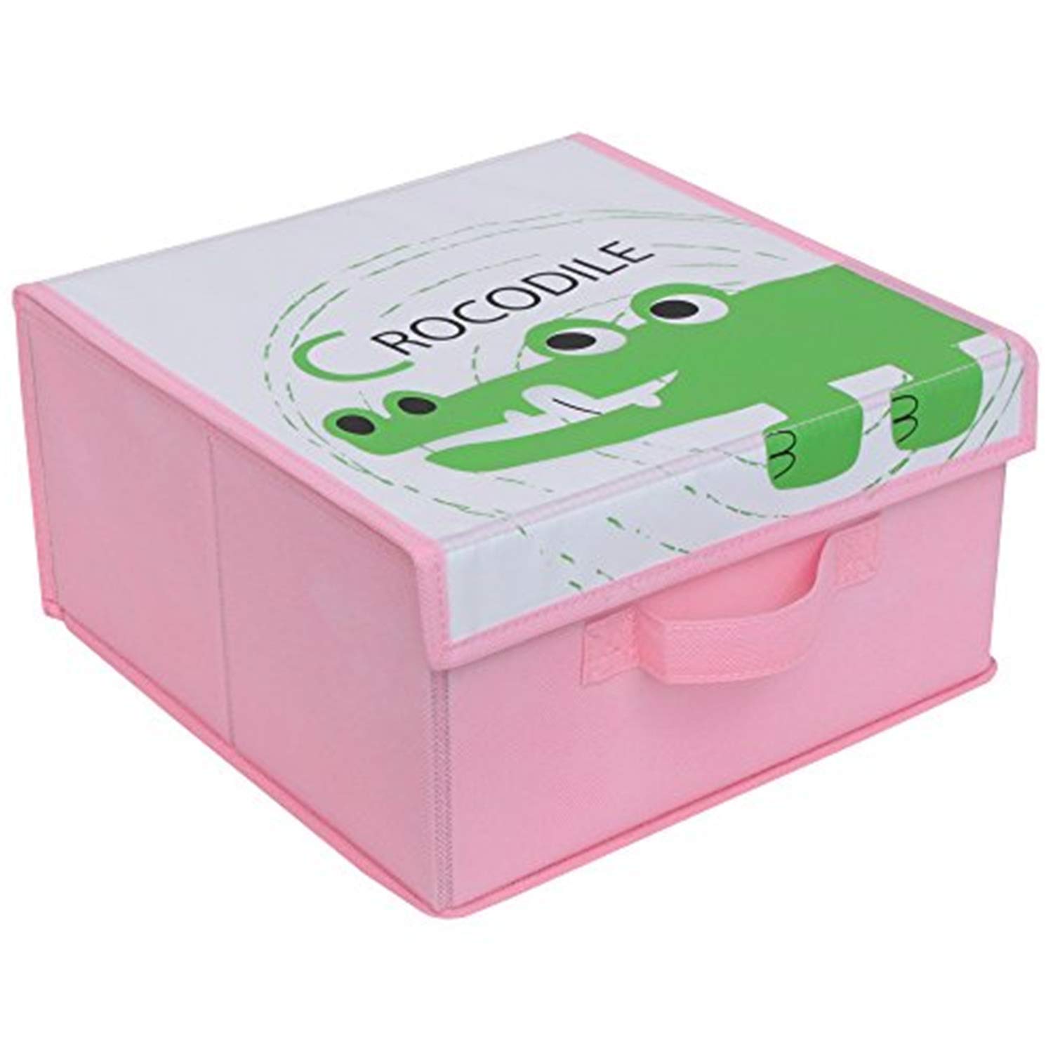 Kids Safari Crocodile Treasure Box - Durable Storage for Toys & Collectibles - Perfect for Bedroom, Playroom & Travel Organization
