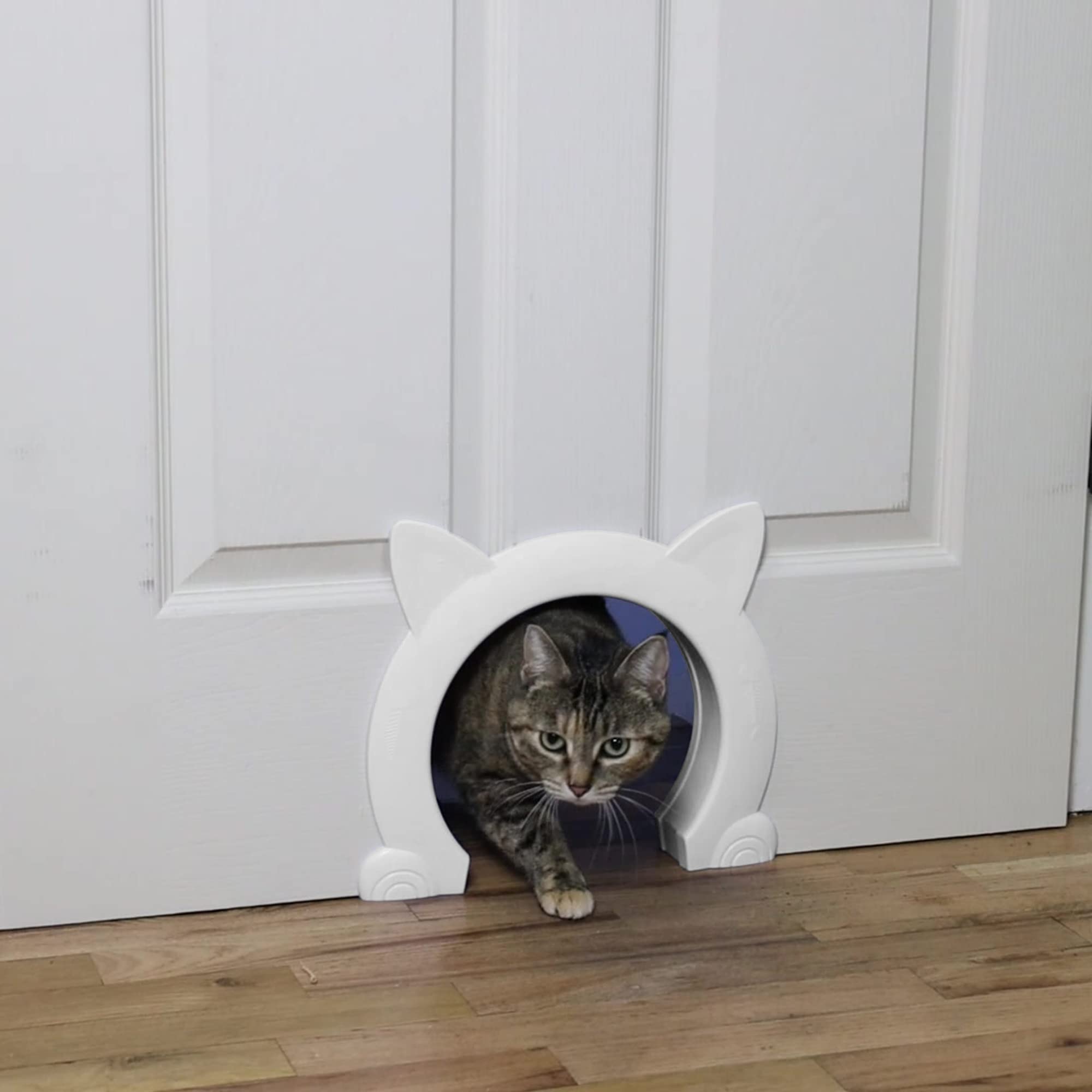 Best Indoor Cat Door for Interior Doors - Durable Pet Door for Cats, Kittens & Small Pets - Perfect for Bedrooms, Laundry Rooms & Apartments