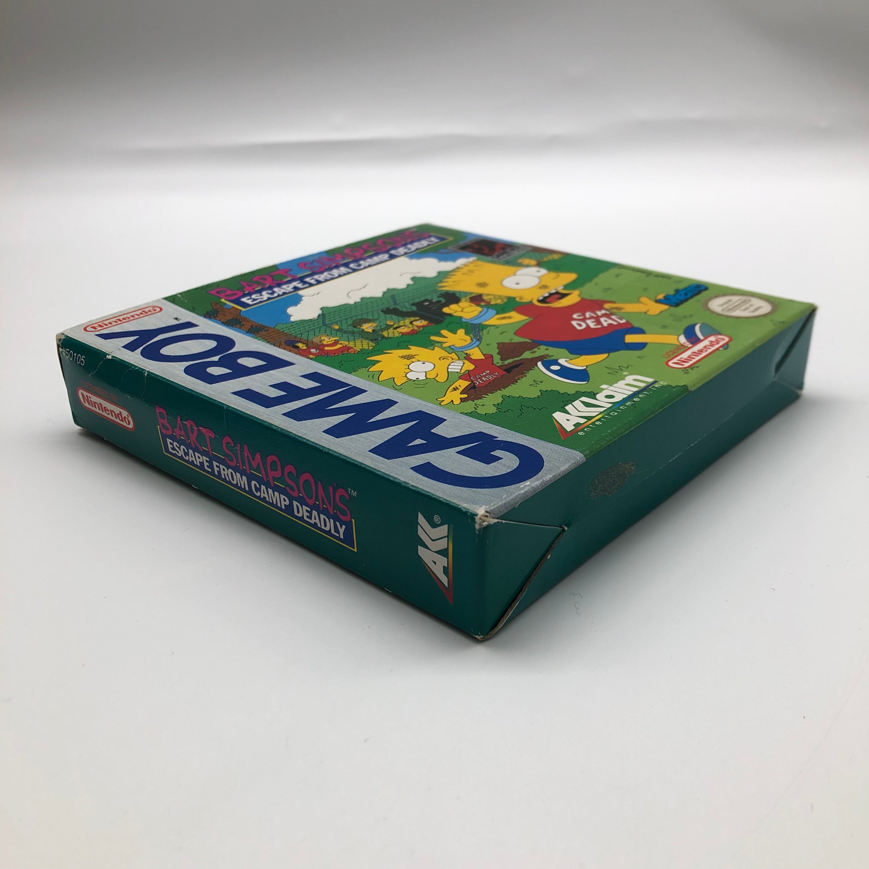 Bart Simpson's Escape from Camp Deadly - Complete Original Nintendo Gameboy Game (Boxed) - Retro Gaming Collectible & Perfect Gift for 90s Cartoon Fans
