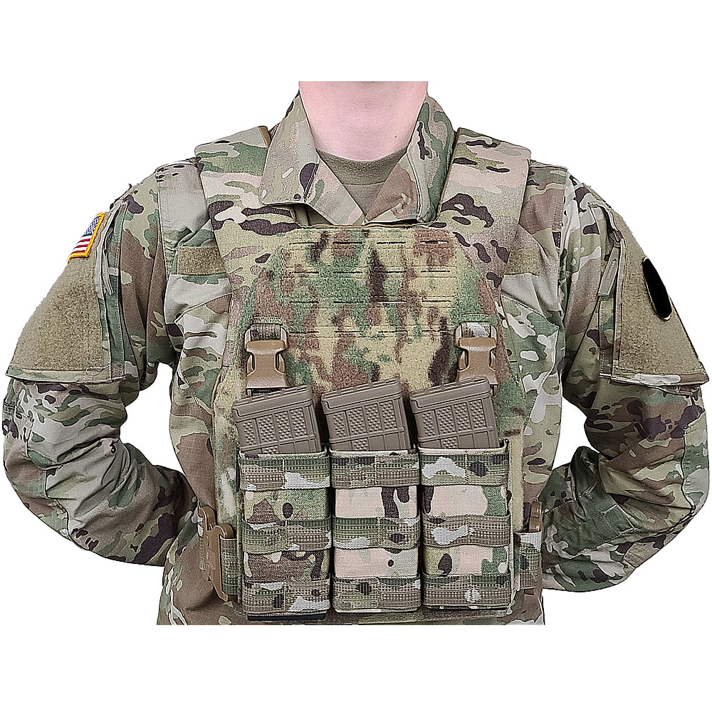 Esstac Daeodon Plate Carrier - Large SAPI Cut Tactical Vest for Military & Law Enforcement - Perfect for Combat Training, Airsoft & Outdoor Adventures