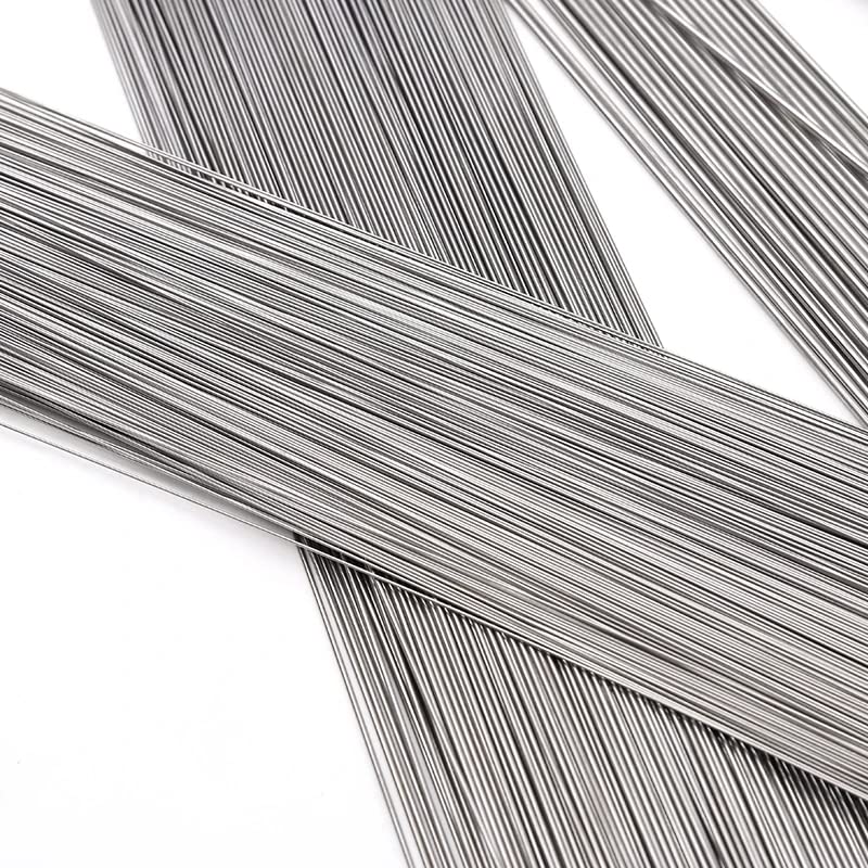 Premium 1.2mm Stainless Steel Spring Wire - Hardened Full Hard Straight Wire (400mm/15.7inch, 25pcs) for DIY Crafts, Jewelry Making & Mechanical Repairs