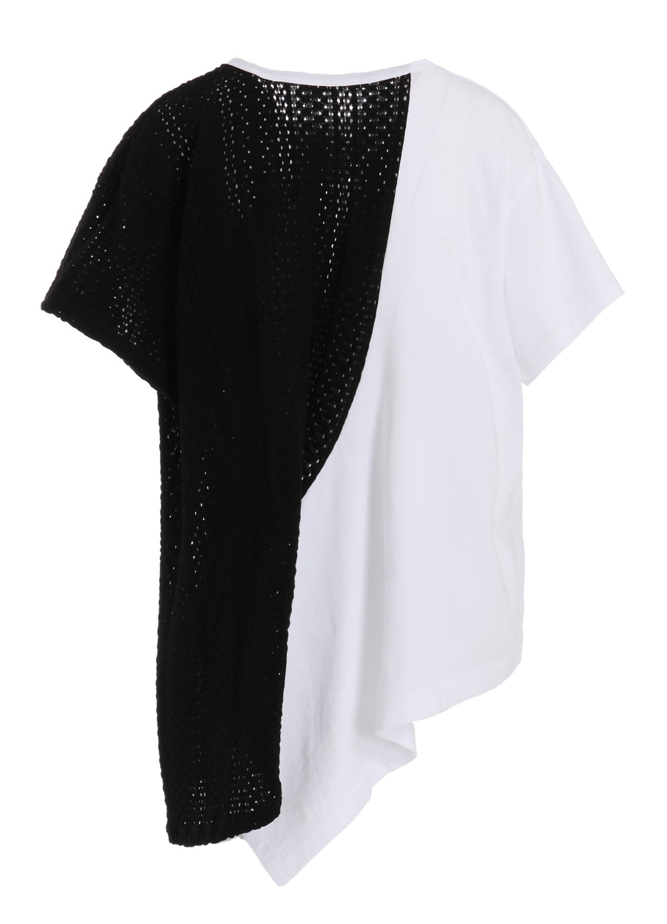 Soft Cotton Jersey & Lace Drape Short Sleeve T-Shirt for Women - Comfortable Casual & Summer Fashion Top for Everyday Wear, Dating, and Office Outfits